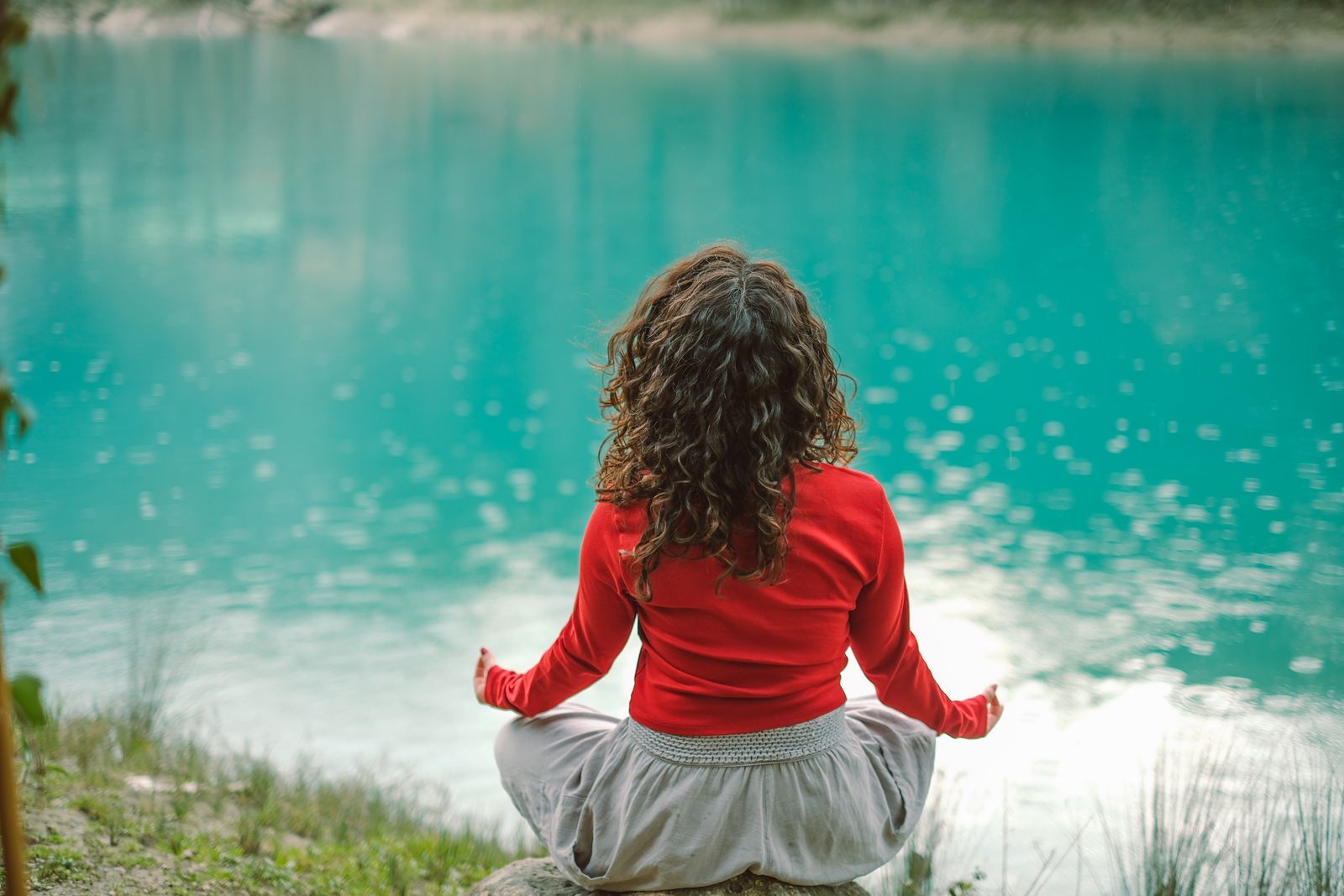 Momento de calma e meditação
